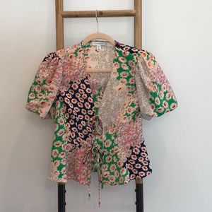 Topshop floral top